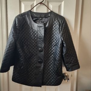 Terry Lewis Black leather jacket